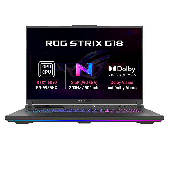 ASUS ROG Strix G18/G814FP-TT080W/R9-9955HX/18"/2560x1600/32GB/1TB/RTX 5070/W11H/Gray/2R ASUS ROG Strix G18/G814FP-TT080W/R9-9955HX/18"/2560x1600/32GB/1TB/RTX 5070/W11H/Gray/2R