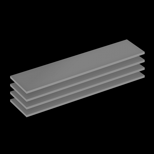 ARCTIC Thermal pad TP-4 (120x20mm, 1.0mm - 4 Pack) - prémiová teplovodivá podložka pod chladič balen ARCTIC Thermal pad TP-4 (120x20mm, 1.0mm - 4 Pack) - prémiová teplovodivá podložka pod chladič balen