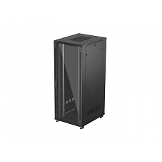 LANBERG 19" VOLNĚ STOJÍCÍ RACKOVÁ SKŘÍŇ 42U/800X1000 (FLAT PACK) S PROSKLENÝMI DVEŘMI ČERNÁ