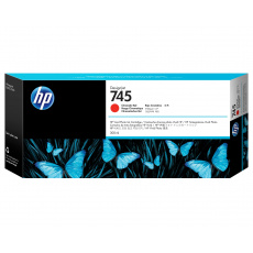 HP 745 inkoustová náplň chrom. červená, F9K06A HP 745 inkoustová náplň chrom. červená, F9K06A