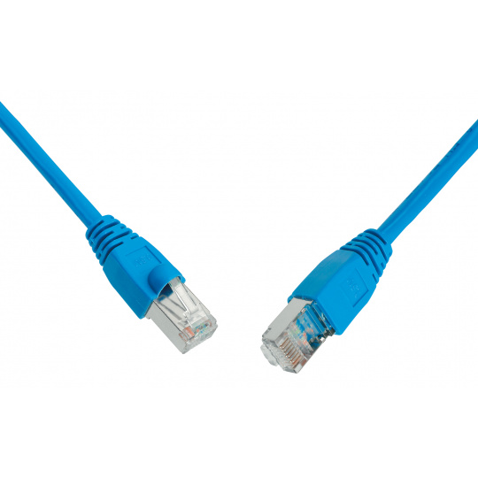 SOLARIX patch kabel CAT6 UTP PVC 2m modrý snag-proof