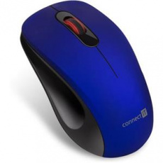 CONNECT IT "MUTE" bezdrátová optická tichá myš, USB, (+ 1x AA baterie zdarma), modrá CONNECT IT "MUTE" bezdrátová optická tichá myš, USB, (+ 1x AA baterie zdarma), modrá