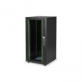 Digitus 26U serverový rozvaděč, Unique, 1260x800x1000 mm, perforované ocelové dveře, barva černá (RAL 9005)