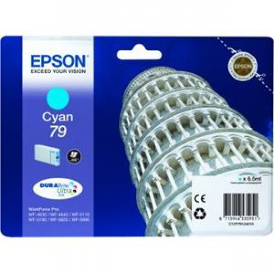 EPSON cartridge T7912 cyan (šikmá věž)