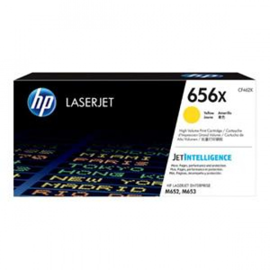 HP toner 656X/Yellow/22 000 stranHP toner 656X/Yellow/22 000 stran