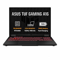 ASUS TUF Gaming A16/FA608PM-QT140WZ/R9-8940HX/16"/2560x1600/32GB/1TB/RTX 5060/W11H/Gray/2R ASUS TUF Gaming A16/FA608PM-QT140WZ/R9-8940HX/16"/2560x1600/32GB/1TB/RTX 5060/W11H/Gray/2R