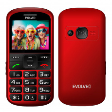 EVOLVEO EasyPhone XS, mobilní telefon pro seniory, červený EVOLVEO EasyPhone XS, mobilní telefon pro seniory, červený