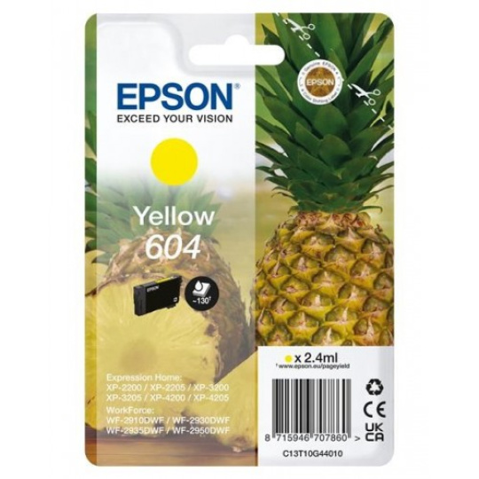 EPSON Singlepack Yellow 604 Ink