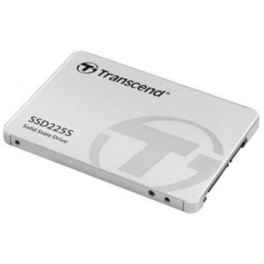 TRANSCEND SSD225S 500GB SSD disk 2.5'' SATA III 6Gb/s, 3D TLC, Aluminium casing, 530MB/s R, 480MB/s W, stříbrný