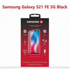 SWISSTEN OCHRANNÉ SKLO SAMSUNG GALAXY S21 FE 5G ČERNÉ SWISSTEN OCHRANNÉ SKLO SAMSUNG GALAXY S21 FE 5G ČERNÉ