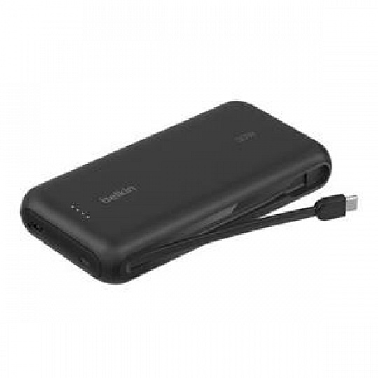 Belkin BOOST CHARGE™ USB-C Power Delivery PowerBanka s integrovaným USB-C kabelem, 20000mAh, 30W, černá