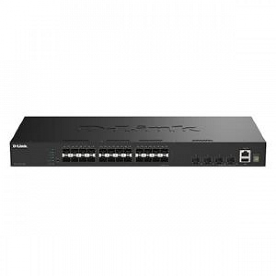 D-Link DGS-1530-28S/E, 24-Port Gigabit Stackable Smart Managed Fiber Switch D-Link DGS-1530-28S/E, 24-Port Gigabit Stackable Smart Managed Fiber Switch