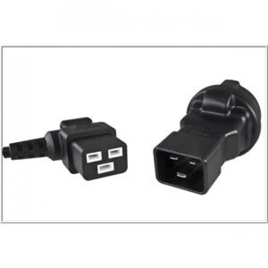 Premium Cord Adaptér IEC C20 male na SCHUKO CEE 7/3 female, napětí 230V, 16A Premium Cord Adaptér IEC C20 male na SCHUKO CEE 7/3 female, napětí 230V, 16A