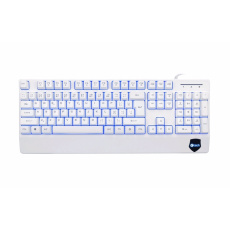 C-TECH CZ/SK KB-104W USB, 3 barvy podsvícení, bílá C-TECH CZ/SK KB-104W USB, 3 barvy podsvícení, bílá