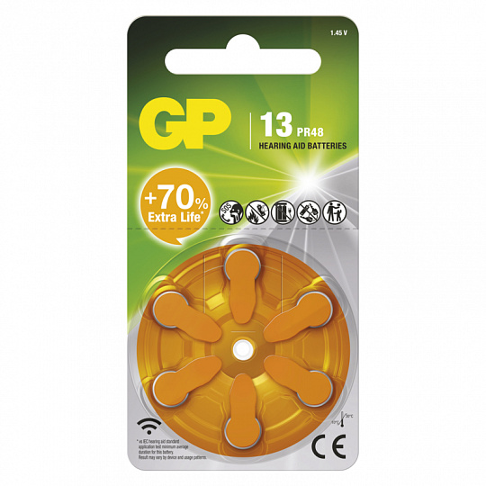 GP BATERIE DO NASLOUCHADEL ZA13F 6BL