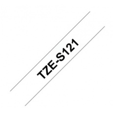 TZE-S121 průsvitná / černá, 9mm TZE-S121 průsvitná / černá, 9mm