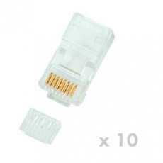 DATACOM Plug UTP CAT6 8p8c- RJ45 lanko (10ks) DATACOM Plug UTP CAT6 8p8c- RJ45 lanko (10ks)