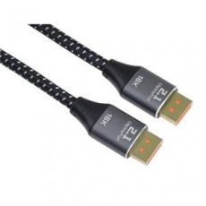 PremiumCord DisplayPort 2.1 kabel, 16K@60Hz,8K@120Hz,4K@240Hz,165Hz,144Hz kovové a zlacené konektory, 1,5m PremiumCord DisplayPort 2.1 kabel, 16K@60Hz,8K@120Hz,4K@240Hz,165Hz,144Hz kovové a zlacené konektory, 1,5m