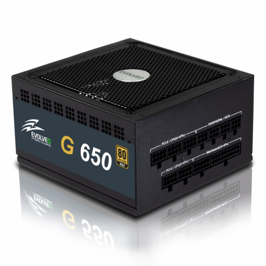 EVOLVEO G650/650W/ATX/80PLUS Gold/Modular/Retail