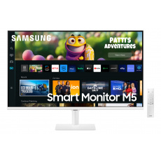 27" Samsung Smart Monitor M50C, bílý