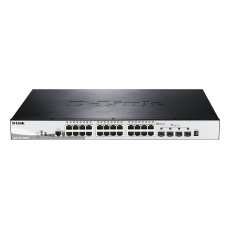 D-Link DGS-1510-28XMP 28-Port Gigabit Stackable POE Smart Managed Switch including 4x 10G SFP+