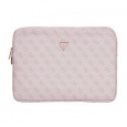 Guess PU 4G Triangle Logo Obal pro Notebook 14" Pink