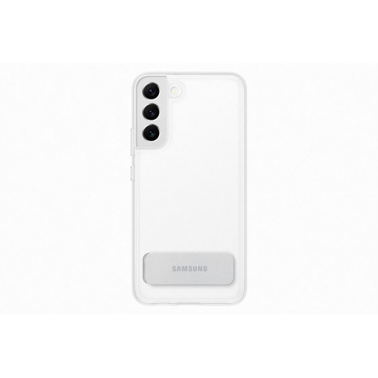 Samsung Průhledný zadní kryt se stojánkem pro Samsung Galaxy S22+ Transparent