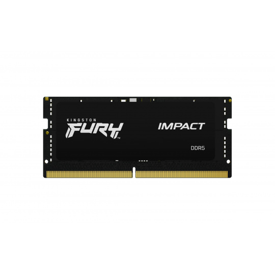Kingston FURY Impact/SO-DIMM DDR5/16GB/4800MHz/CL38/1x16GB/Black