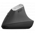Logitech MX/Vertikální/Optická/Pro praváky/4 000 DPI/Drátová+bezdrátová/Černá