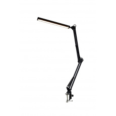 Platinet stolní LED lampa Flexy 10W stmívatelná s klipem, 1 rameno, černá