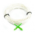 SC/APC - SC/APC simplex 9/125 SM 20m arm.bílý 3mm B3 LSZH