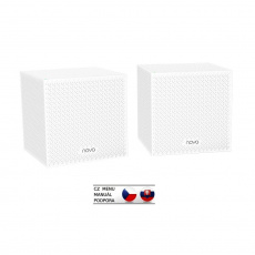 Tenda Nova MW12 (2-pack) WiFi AC2100 Mesh Gigabit system Tri Band, 6x GLAN/GWAN, SMART CZ aplikace Tenda Nova MW12 (2-pack) WiFi AC2100 Mesh Gigabit system Tri Band, 6x GLAN/GWAN, SMART CZ aplikace