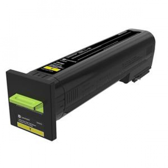 Lexmark CS820 Yellow Extra High Yield Return Program Toner Cartridge - 22 000 stran