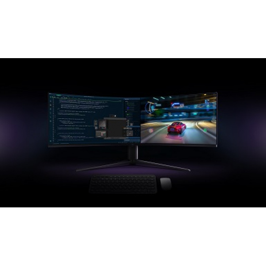 TCL 57R94 57" HVA 7680x2160/1ms/1200nits/3000:1/120Hz/2xHDMI/DP/USB-A/USB-B/USB-C/VESA/High Adjustable/Tilt/Swivel/Repro/PIP TCL 57R94 57" HVA 7680x2160/1ms/1200nits/3000:1/120Hz/2xHDMI/DP/USB-A/USB-B/USB-C/VESA/High Adjustable/Tilt/Swivel/Repro/PIP