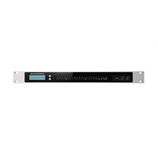Grandstream UCM6308 VoIP PBX, 3000 uživ., 450 sou. hov., videokonf. 60úč., 8xFXO, 8xFXS port