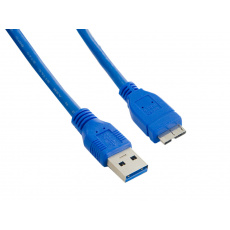 4World Kabel USB 3.0 AM-Micro BM 3.0m Blue