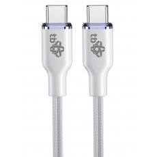 TB USB C - USB C 60W Glamour kabel 1,5m bílý TB USB C - USB C 60W Glamour kabel 1,5m bílý