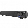 Genius 220BT, Reproduktor, soundbar, 4W RMS, Bluetooth, USB/USB-C, AUX (3,5mm jack), sluchátkový výstup, černý