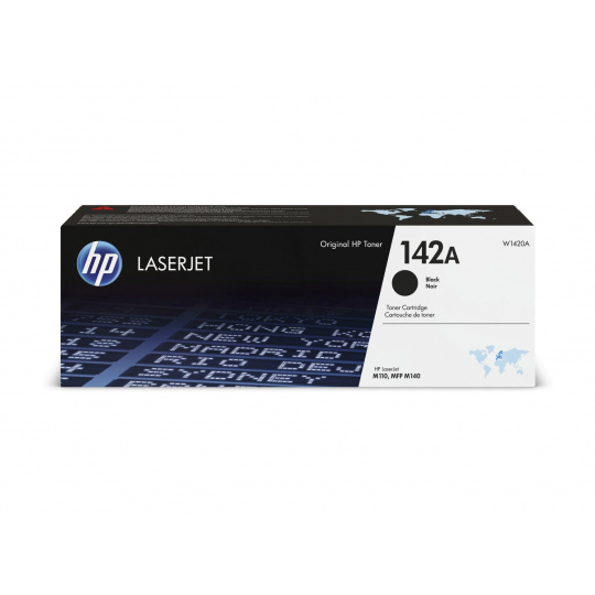 HP 142A Black LaserJet Toner, W1420A