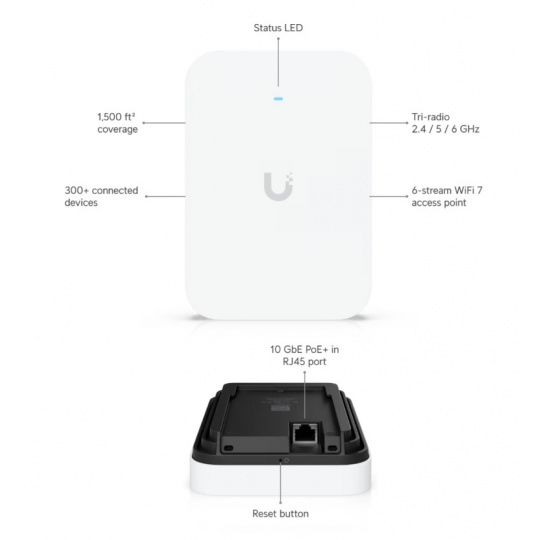Ubiquiti U7-Pro-XG-Wall, UniFi U7 Pro XG Wall Ubiquiti U7-Pro-XG-Wall, UniFi U7 Pro XG Wall
