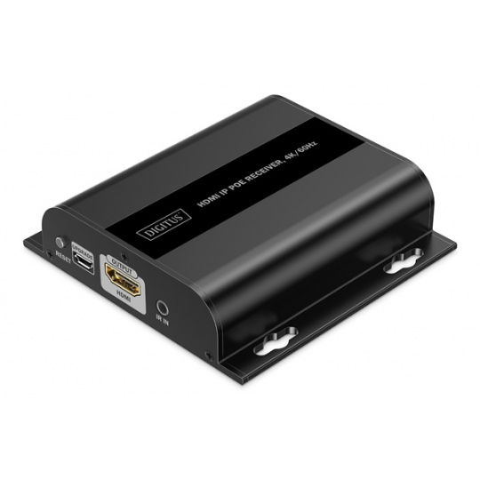 DIGITUS HDMI IP PoE receiver, 4K/60Hz