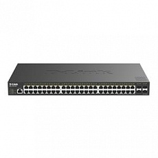 D-link 52-Port Gigabit Smart Managed PoE Switch, DGS-1250-52XP D-link 52-Port Gigabit Smart Managed PoE Switch, DGS-1250-52XP