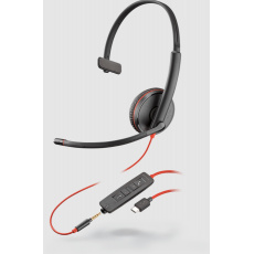 POLY BLACKWIRE C3215, USB-C, Mono POLY BLACKWIRE C3215, USB-C, Mono