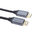 PremiumCord DP 1.4 kabel 8K, kov, zlacený, 5m