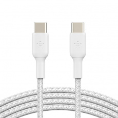 BELKIN BOOSTCHARGE USB-C kabel oplétaný 2m bílý