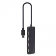GEMBIRD 4portový USB hub s konektorem typu C – 4× USB 2.0