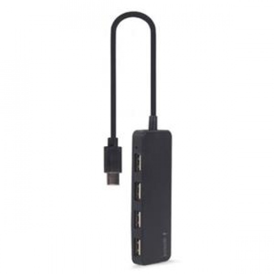 GEMBIRD 4portový USB hub s konektorem typu C – 4× USB 2.0