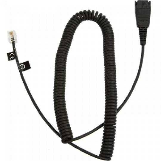 Jabra QD-RJ10, 0,5-2 m, coiled, Siemens