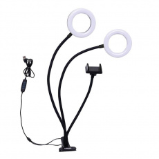 Doerr Selfie Dual RingLight SLR-12 videosvětla pro SmartPhone Doerr Selfie Dual RingLight SLR-12 videosvětla pro SmartPhone