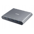 ATEN 2-Port 4K DisplayPort USB-C KVM Dock switch